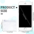 H5PCS Reusable Clear Zippered Pill Pouches Self-sealing Medication Qme 5PCS