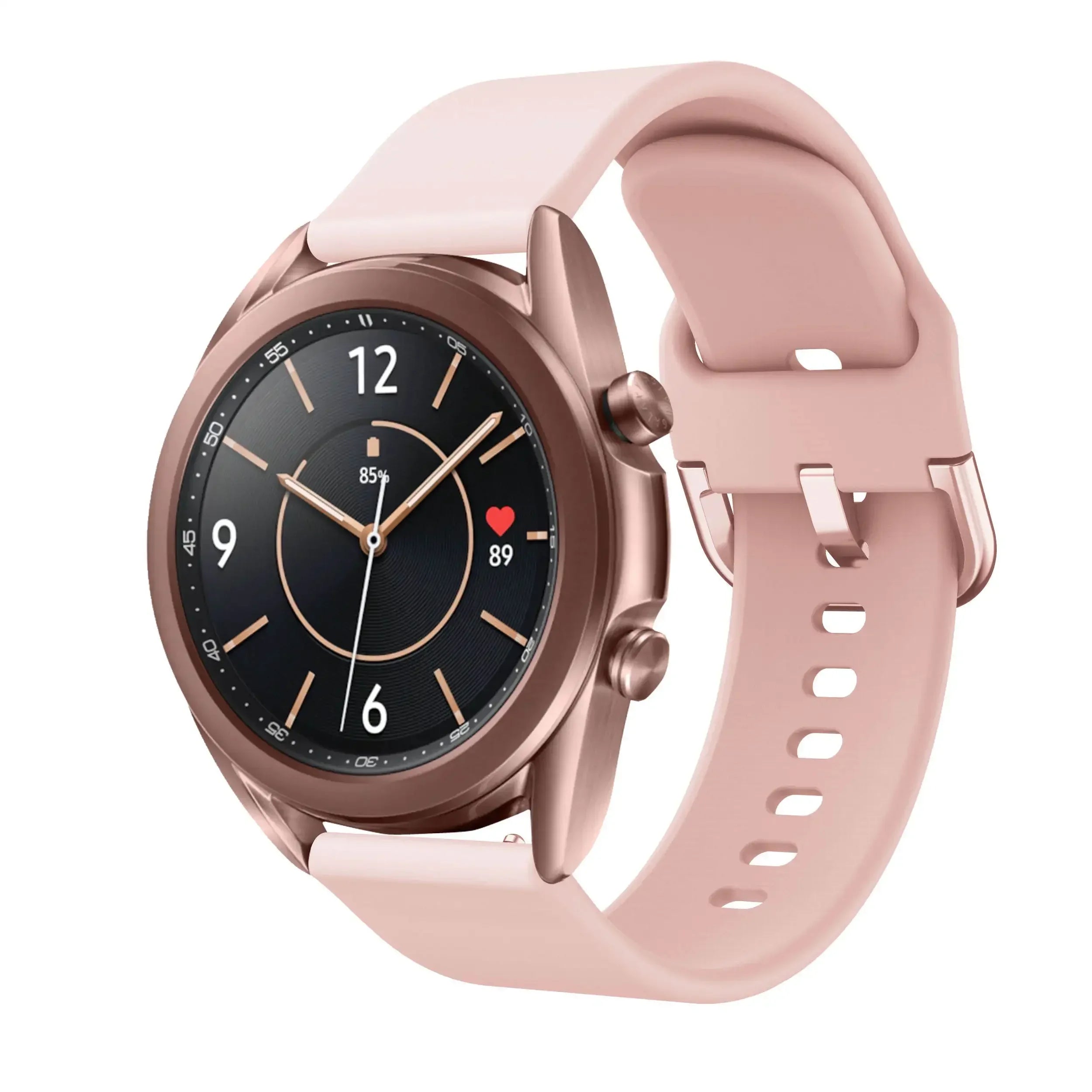 Watchband Silicone For Samsung Galaxy watch 3 45mm 41mm 42mm 46mm Strap Sport Smart Wristbands Bracelet 20mm 22mm Watchstrap Qme