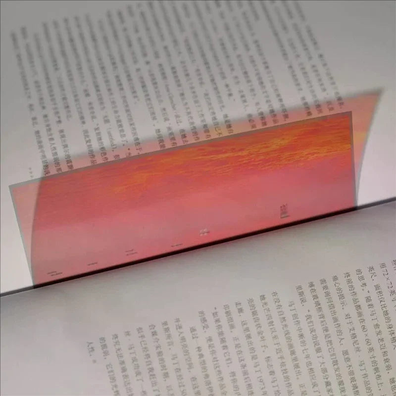 Unique Blue Sea Film Bookmark Featuring Stunning Sunrise Sunset Qme