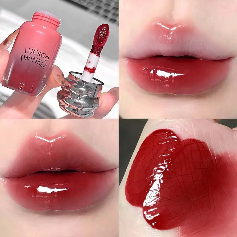 6-color Mirror Water Light Lip Glaze 6 Colors Highly Pigmented Stain Qme L13-05
