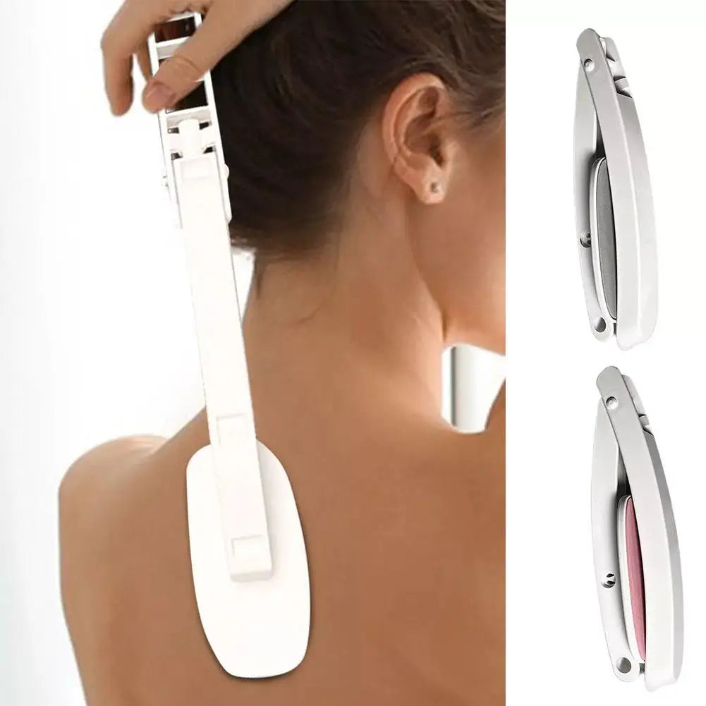 Back Applicator Sunscreen Ointment Applicator Foldable Long Handle Lotion Applicator For Back Self-Tanning Applies N2V2 Qme