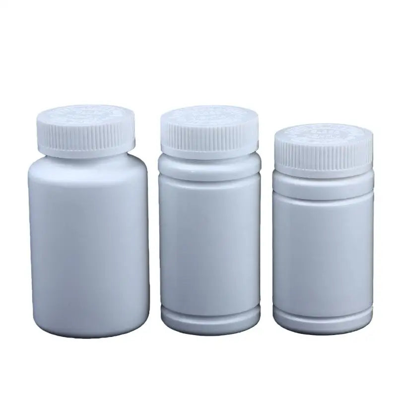 Solid Powder Portable Containers Plastic HDPE White Empty Seal Qme