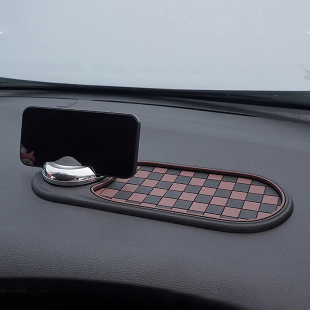 Auto Non-slip Car Mats Dashboard Cell Phone Holder Silicone Dashboard Car Pad Mat for Phones Keys Gadgets Qme