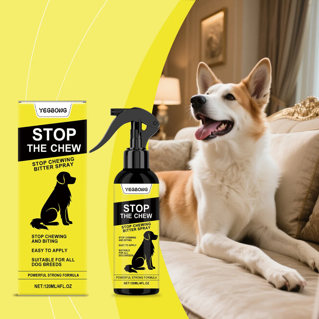 Dog Anti Chewing Spray Reduce Biting Furniture Behavior Develop Good Habits Prevent Licking Wounds Pet Stop Chewing Bitter Spray Qme