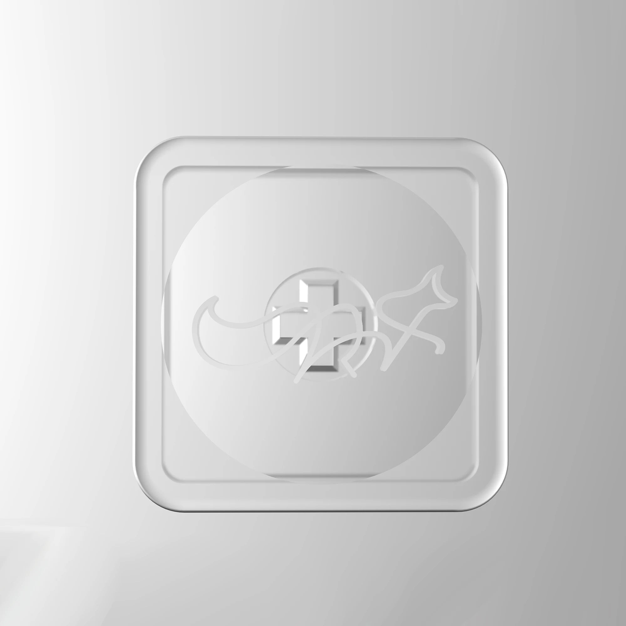 Chosfox 5/10/30/50 PCS CFX Low Profile PBT Keycaps for MX Switch Mechanical Keyboard Ultra Thin White Grey Transparent Keycap Qme FOX Logo 30PCS