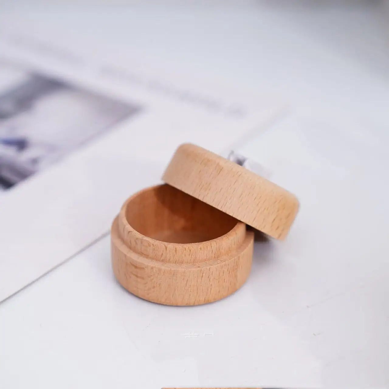 Hardwood Kids Tooth Keepsake Box Practical Wooden Hair Collect Case Qme