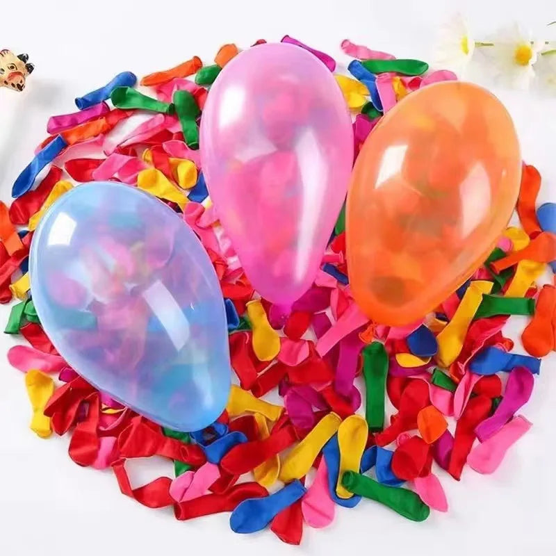 500pcs/lot Water Bombs Balloon Filling Latex Balloons Games Party Balloons Circus Waterballon Outdoor Game Toys for Children Qme