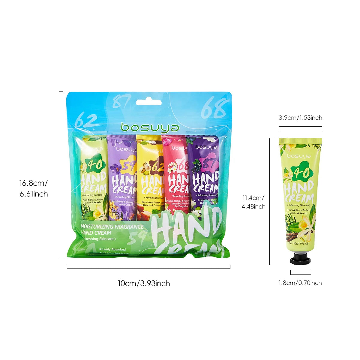 5 Hand Cream Deep Moisturizing Long-lasting Water Locking Lightweight Qme