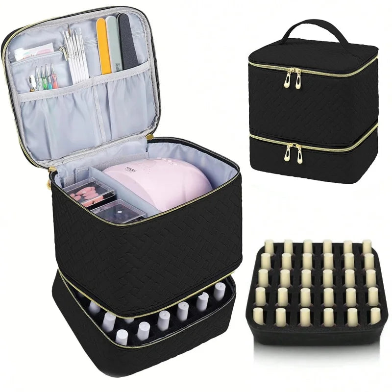 Nail Polish StorageBag Essential Oil Storage Nail Products Baking Lamp To Accommodate Portable StorageBox Qme
