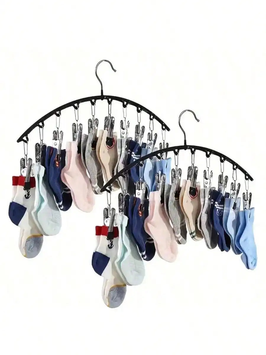 1 Multifunctional Clip Hangers Wet Dry Space-saving Clothes Hanger Qme