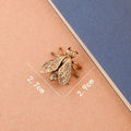 Miniature Simulation Insect Desk Ornament Brass Bee Figurines Table Qme A2