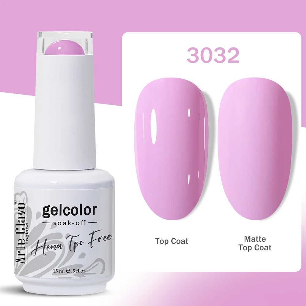 Arte Clavo Nail Art Semi Permanent Gel Polish Supplies Professionals Qme 3032