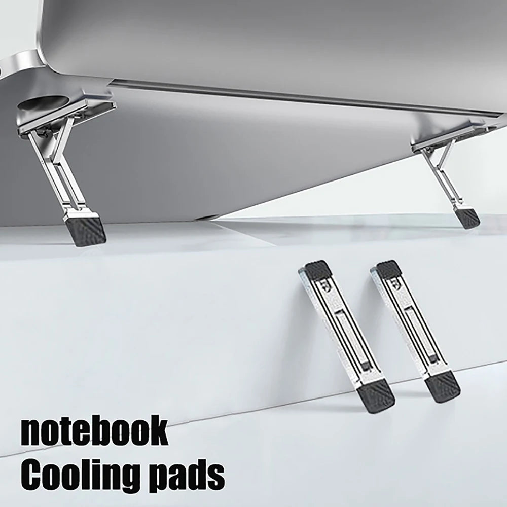 Portable Laptop adjustable Stand Notebook Support Computer Bracket Macbook Air Holder Accessories Foldable Lap Top Base For Pc Qme