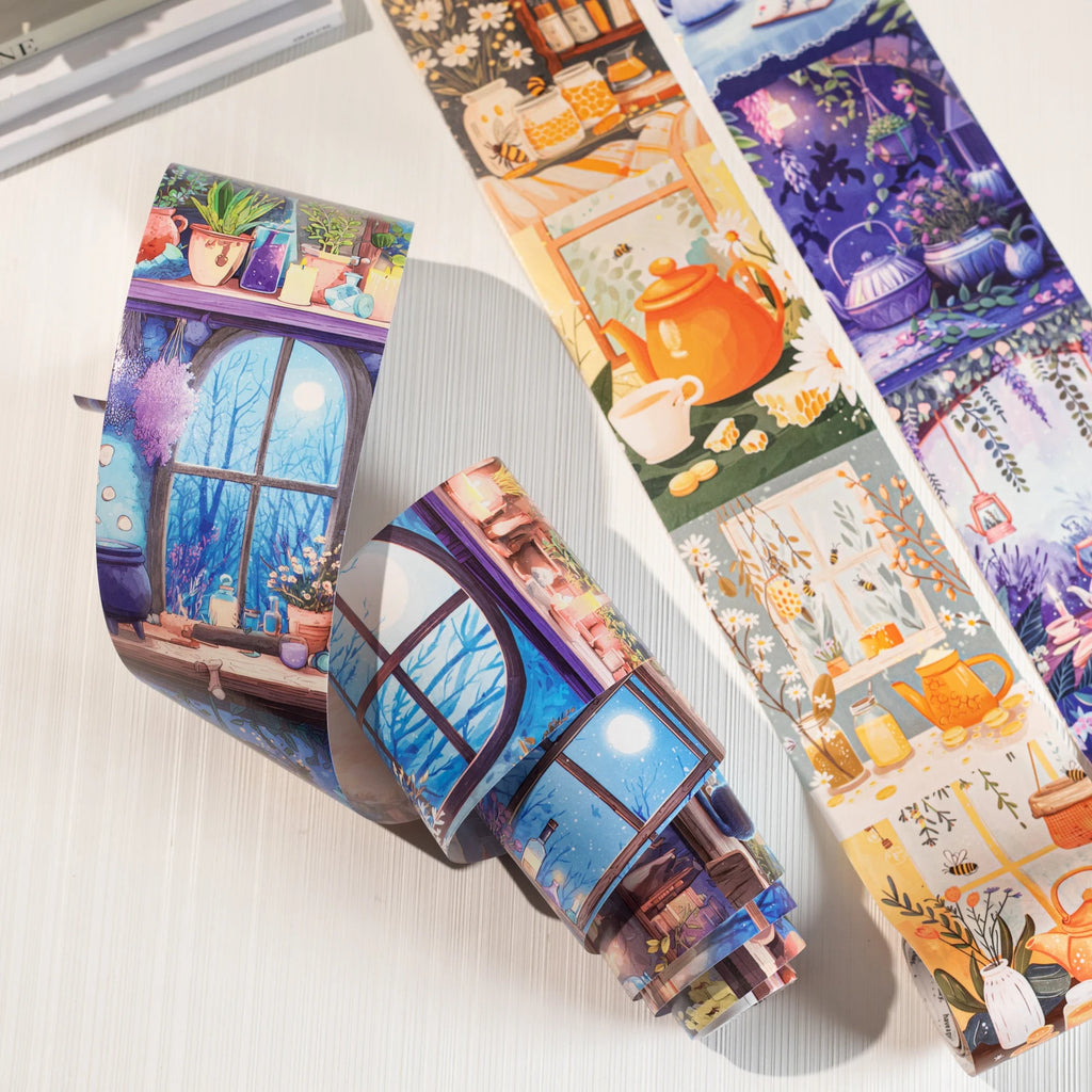 1 Roll Large Size Dream Cartoon Theme Washi Tape for Scrapbooking DIY Collage Phone Case Notebook Decoration Qme