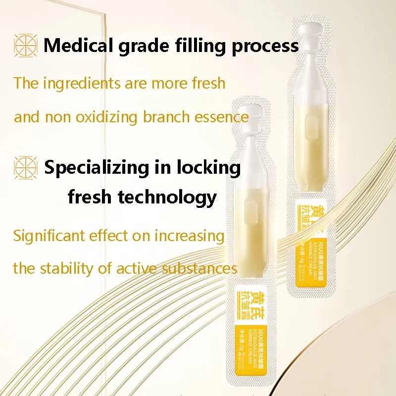 Astragalus Instant Wrinkle Remover Essence Fade Fine Lines Face Serum Anti Aging Firming Lifting Whitening Korean Skin Care Qme