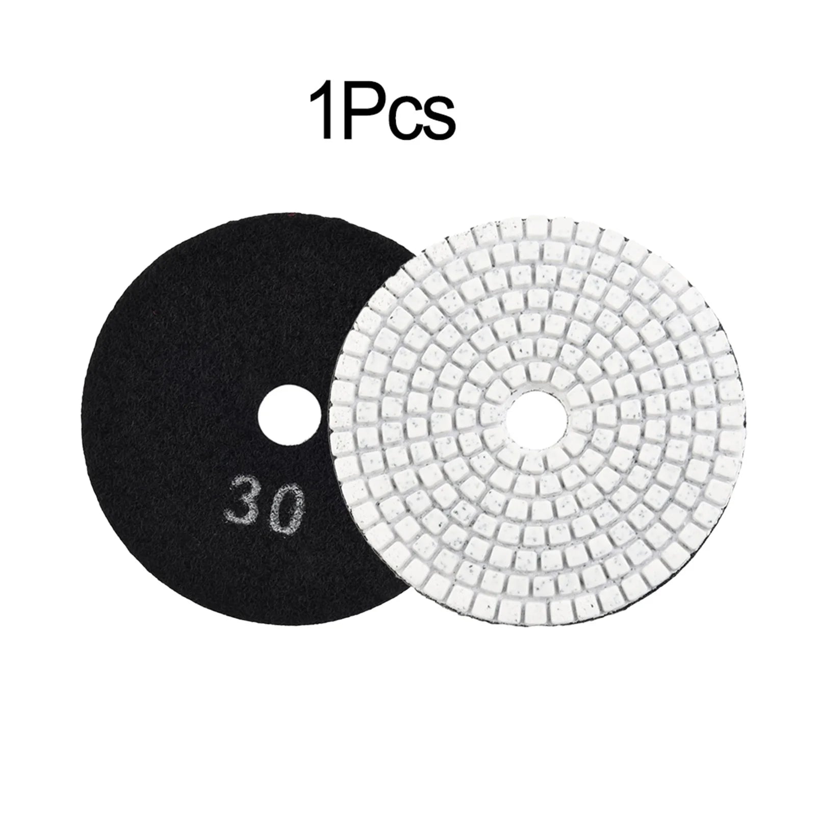 4 Inch 100mm Polishing Pads Wet/Dry For Granite Stone Concrete Marble Polishing Use Grinding Discs Pad Tools Qme 30grit