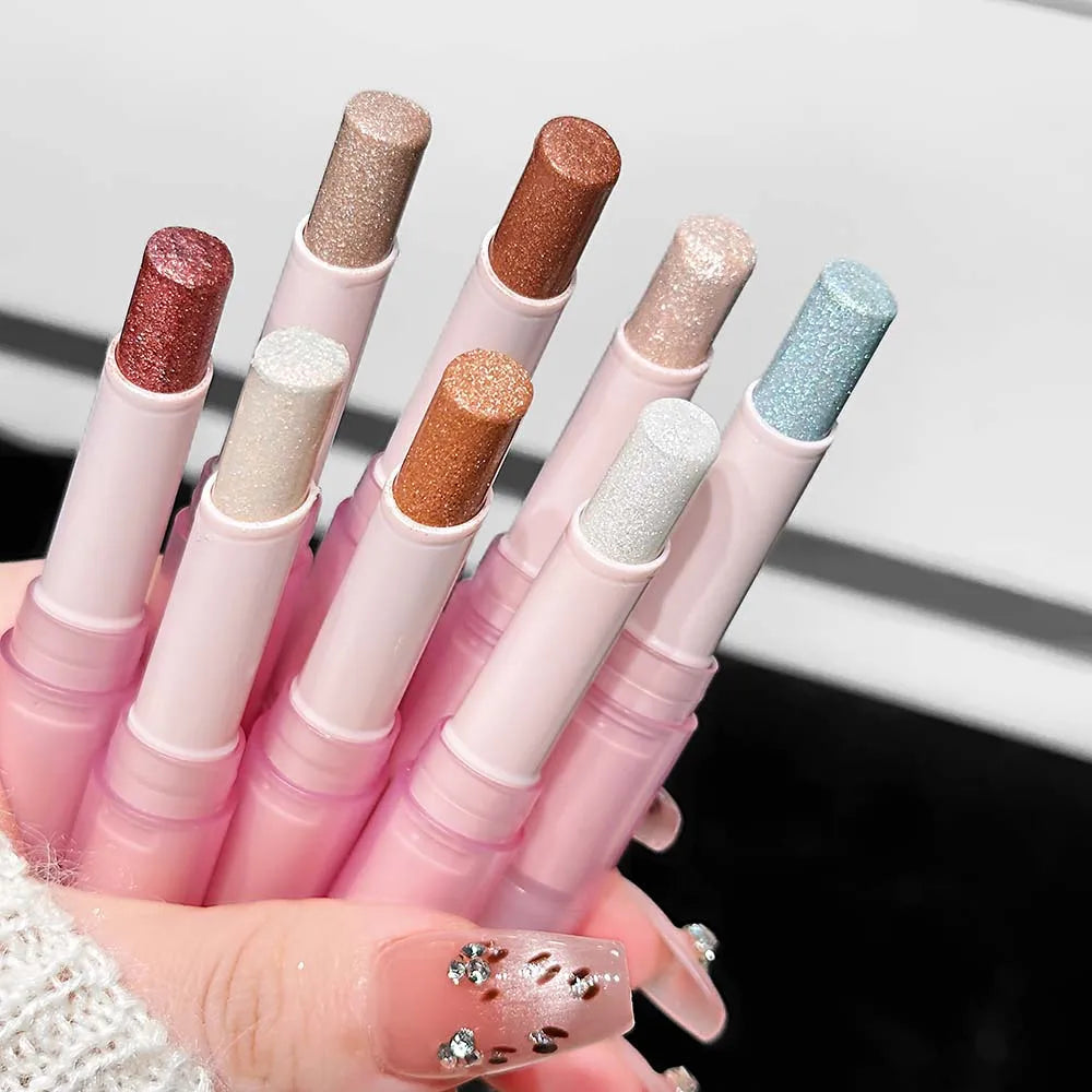 LUCKGO Jelly Eyeshadow Stick Eye Shadow Pen Waterproof Sweatproof Not Qme
