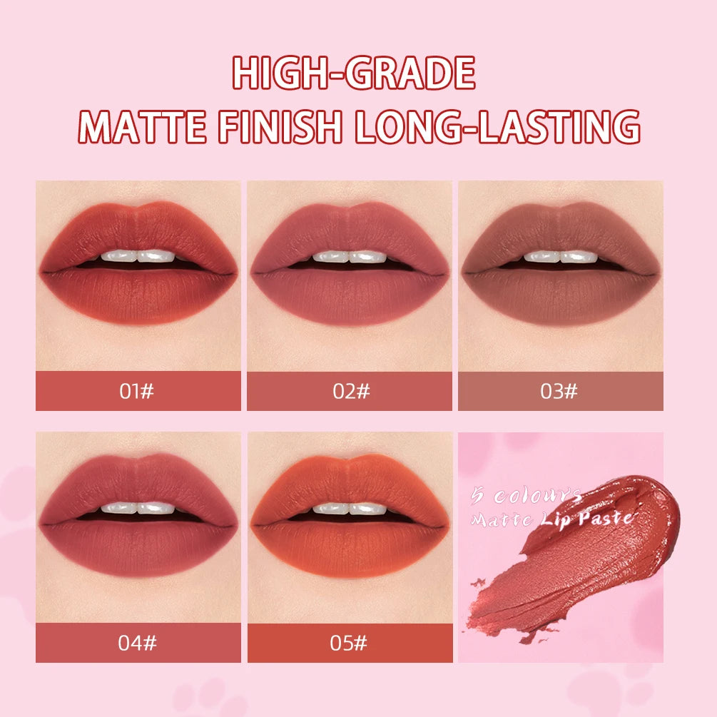 CACE Lipgloss Makeup liquid Lipstick Makeup Matte Long Lasting Waterproof Velvet Liquid Lip Stick Sexy Fashion Lips Make Up Qme