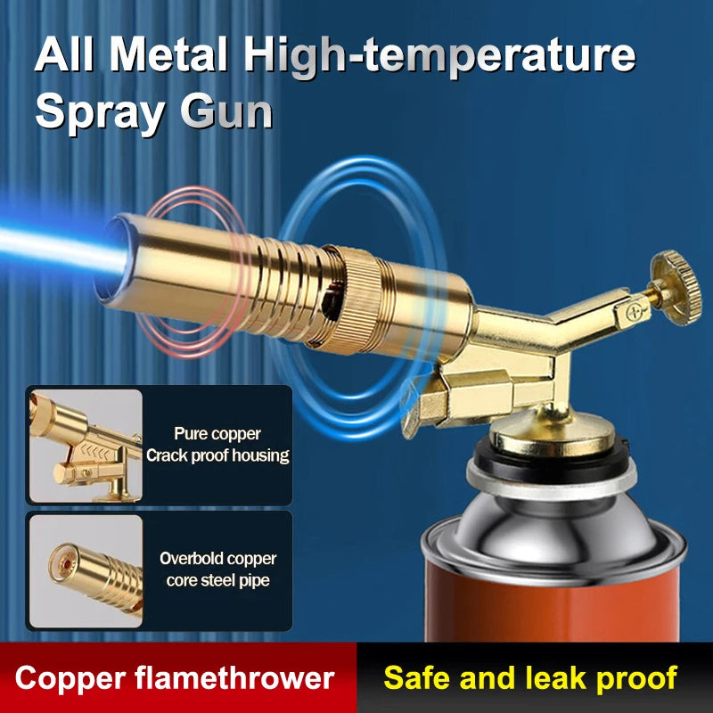 BBQ Lighter Flamethrower Kitchen Supplies Welding Equipment Portable Qme