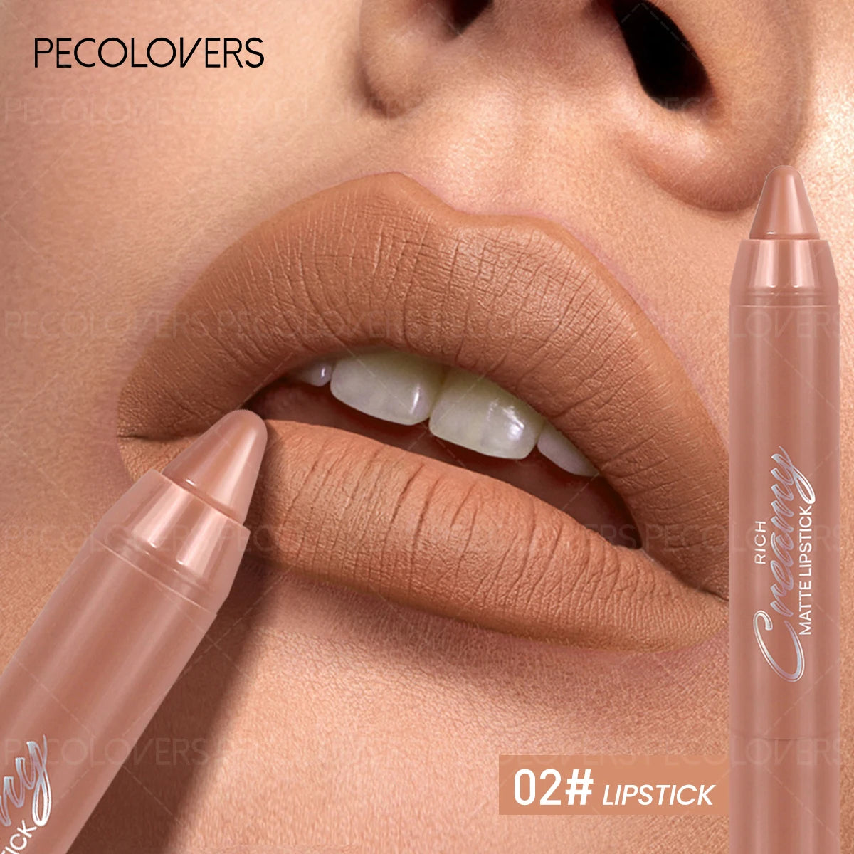 Colors Matte Lip Liner Lipstick Easy Accurately Apply Waterproof Qme 02