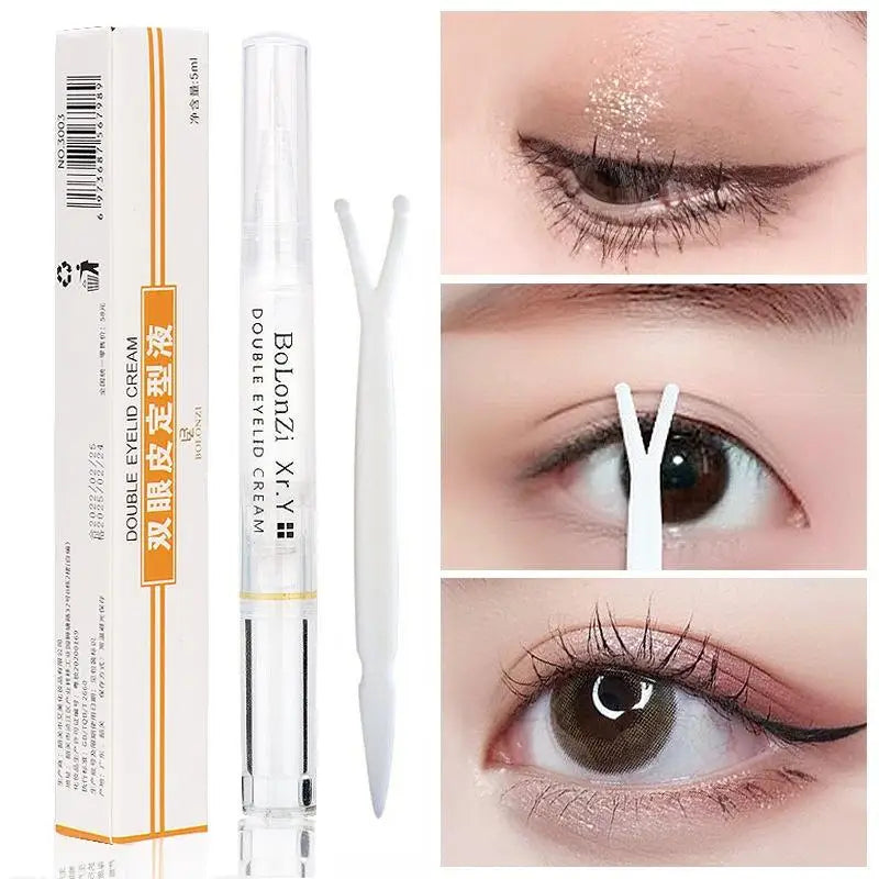 Double Eyelid Shaping Cream Pen Natural Matte Finish Long Lasting Qme