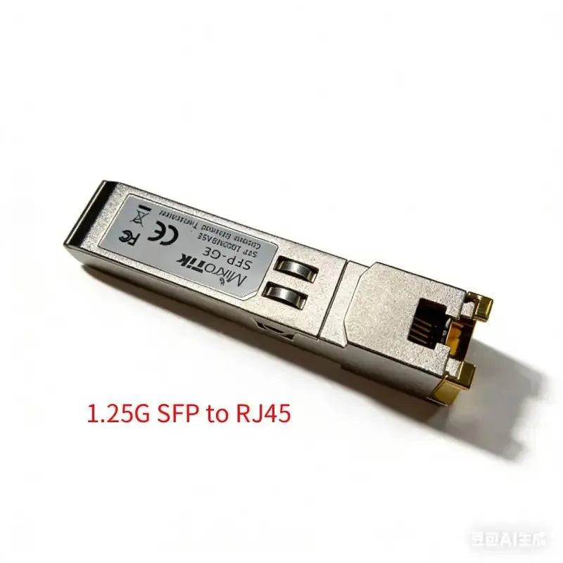 1PCS Gigabit RJ45 Ethernet Media Converter SFP-GE-T GLC-T Optical to Electrical Module for Juniper Qme