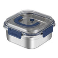 Lid Camping Picnic Bento Box Portable Stainless Steel Fruit Salad Qme Default Title