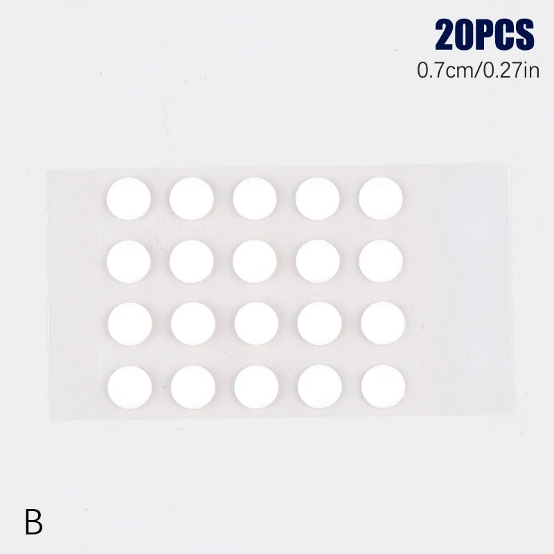 Small Round Dot PTFE Mouse Skates DIY Mice Glide Feet ICE Control Qme B