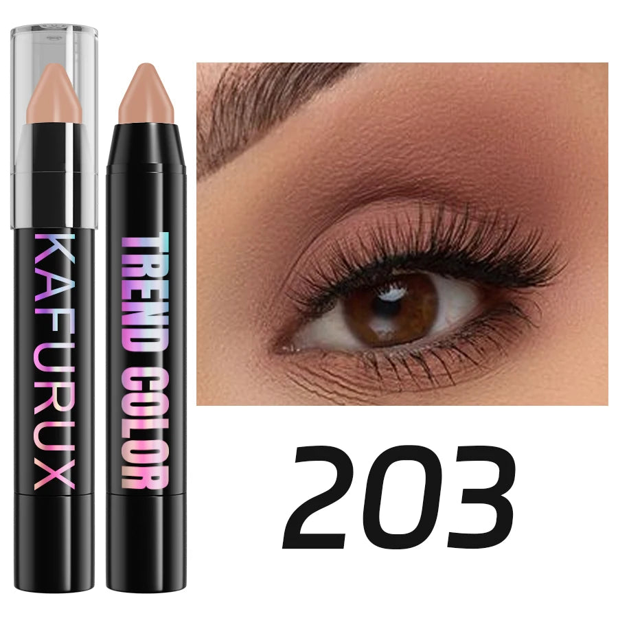 24 Colors Pearlescent Glitter Eyeshadow Eyeliner Pencil Waterproof Qme 203