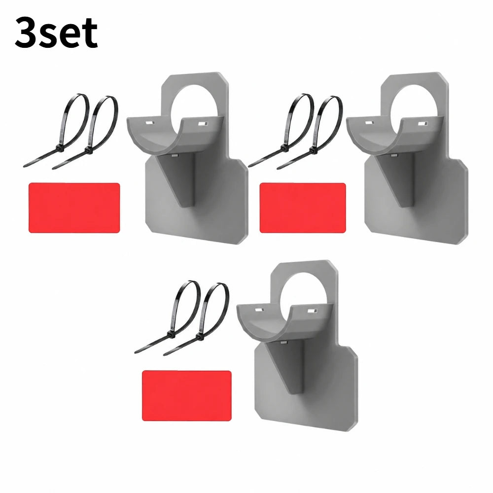 1/3/5Set Durable Pool Pipe Support Bracket Prevents Hose Sagging,Simple Installation Fit Most Common Above-ground Swimming Pools Qme gray 3set