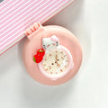 Hello Kitty Cartoon Alarm Clock Folding Air-cushion Comb Portable Qme 4