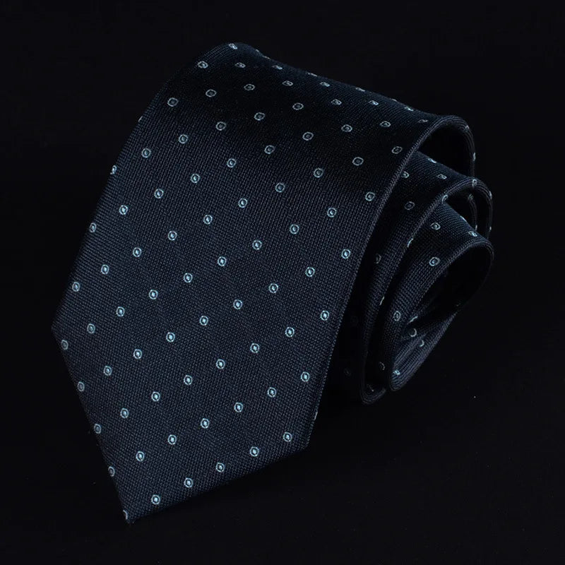 100 Real Silk Tie Men's Business Banquet Formal Shirt Accessories Qme RT4