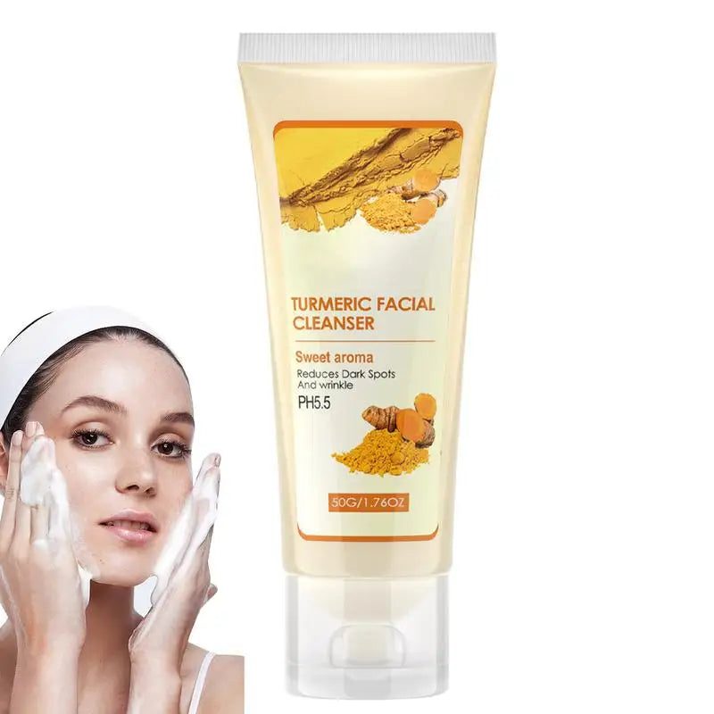 Turmeric Face Essence Essentiall Oil Cleanser Scrub Soap Black Spots Qme