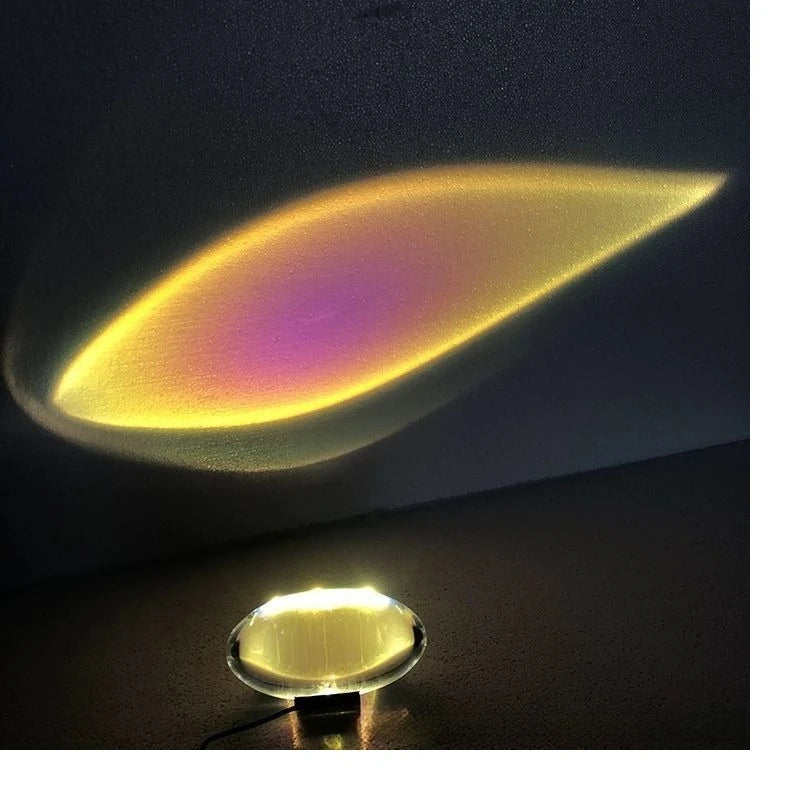 Sunset Projection LED Night Light Sky Eye Acrylic USB Bedside Lamp Qme