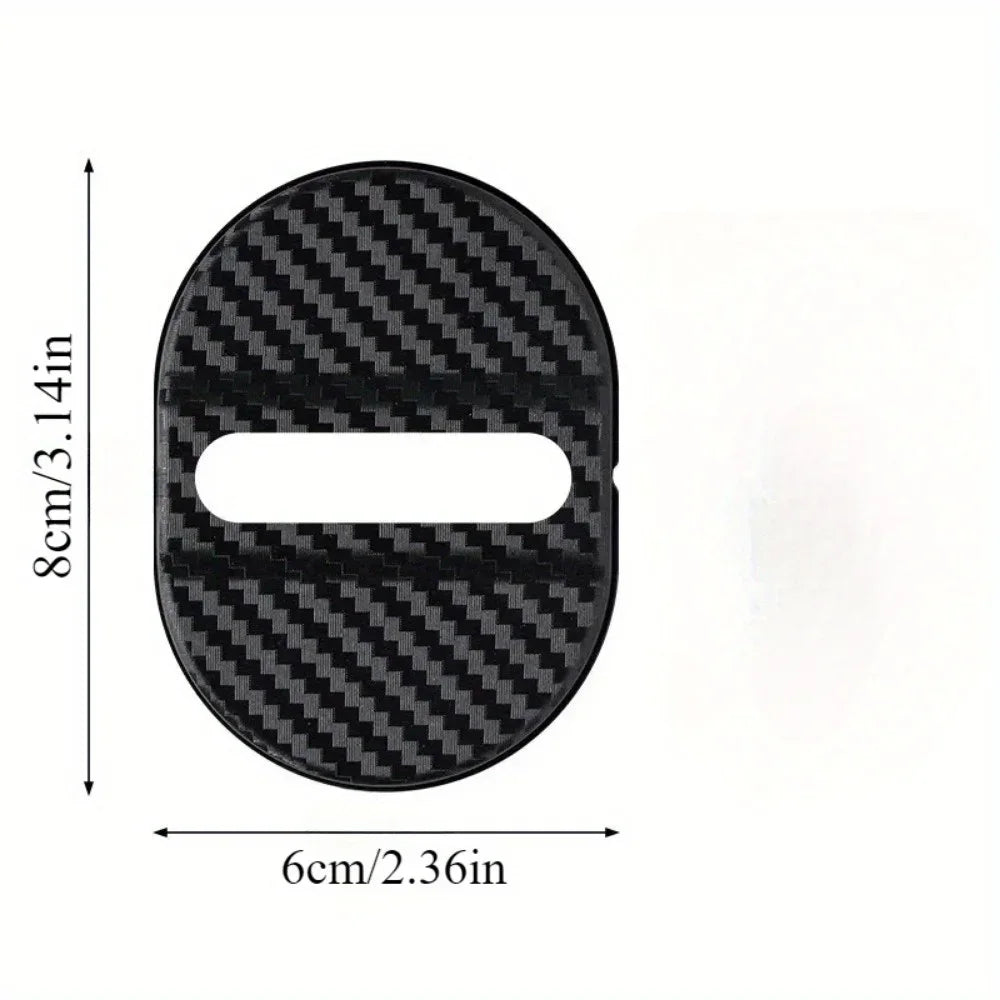 4pcs Car Door Lock Protector Covers, Anti-Rust Plastic Cushion for BMW F30 , Universal Car Door Accessory Protection Sleeve Qme