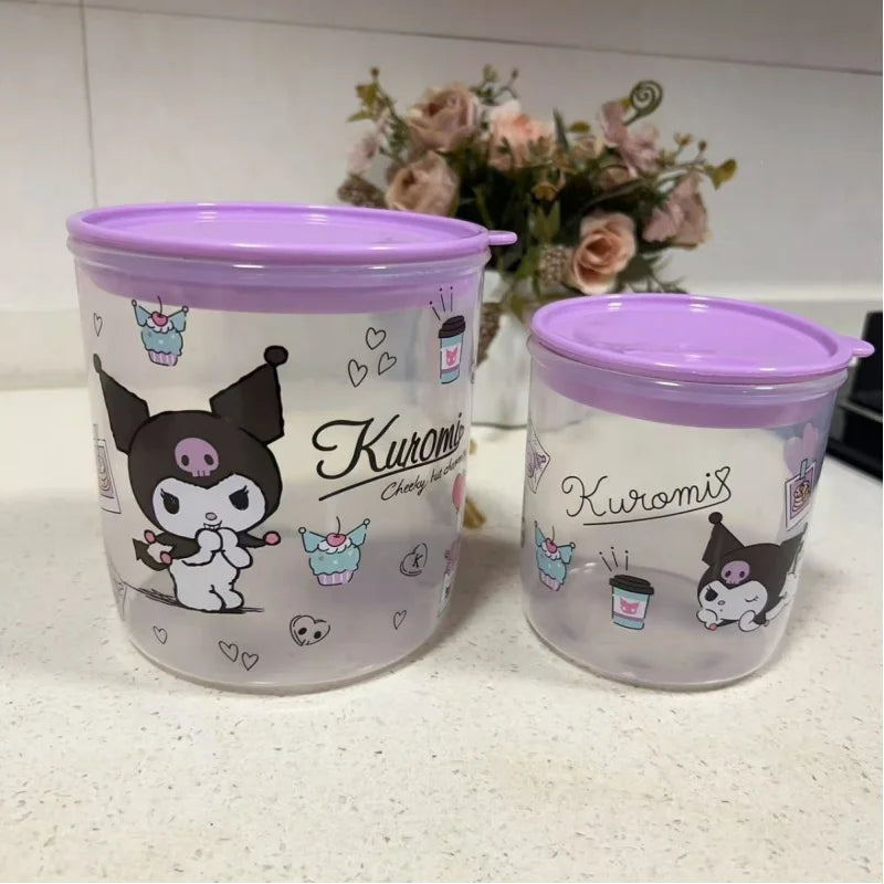 Hello Kitty Kuromi Food Storage Container Formula Can Tea and Baby Food Storage Container Snack and Whole Grain Can Qme