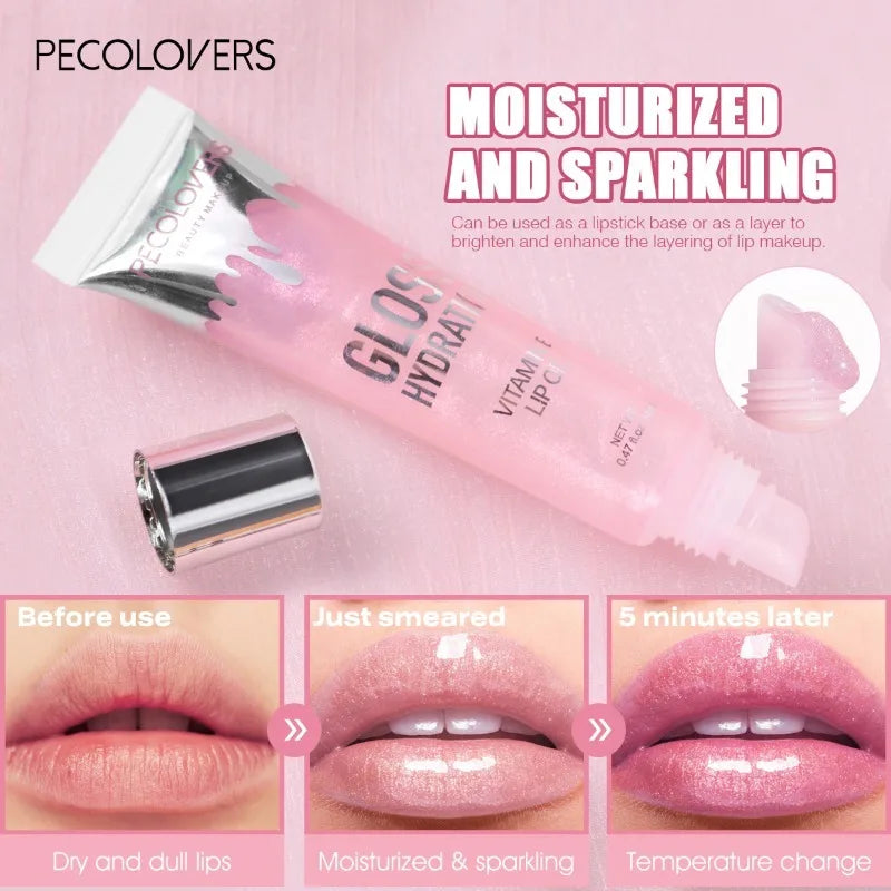 Hydrating Lip Gloss Liner Pen Define Lips 3D Precision Non-sticky Qme
