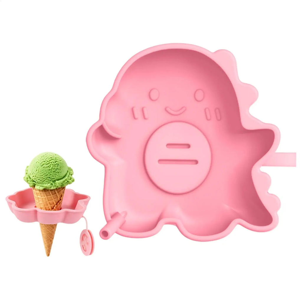 1pcs Ice Pop Holders For Kids Reusable Anti Drip Portable Cute Leak Proof Ice Cream Holder For Daily Home Summer Outdoor Travel Qme