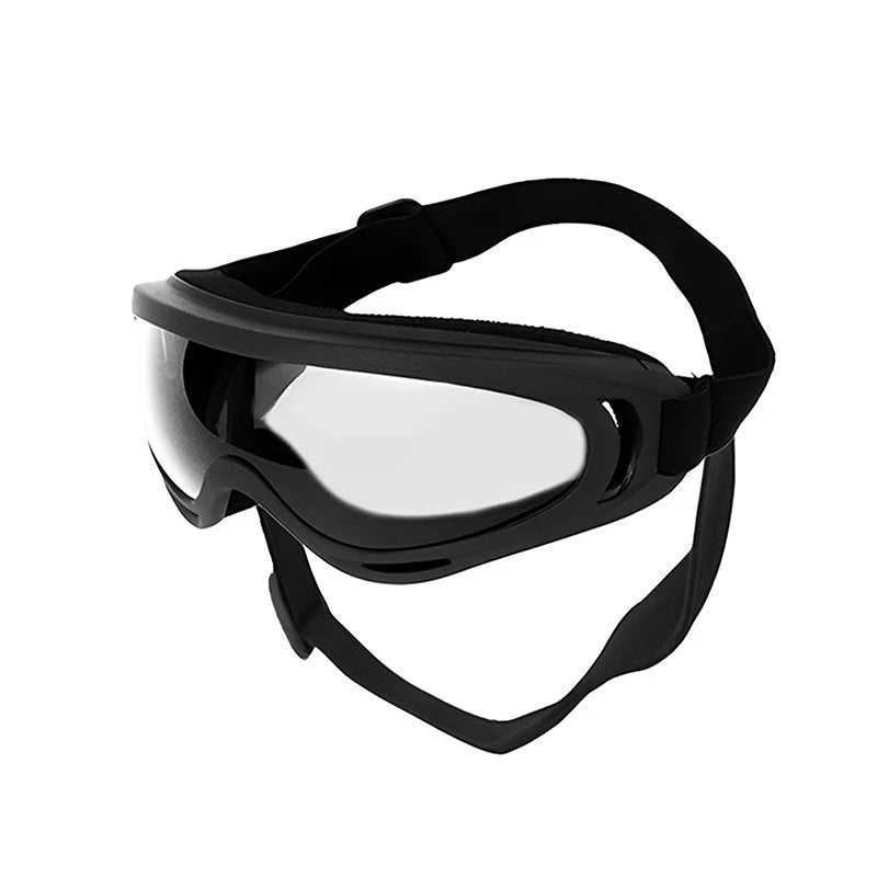 Dog Goggles Medium Large Breed Sunglasses Adjustable Straps UV Qme one size white