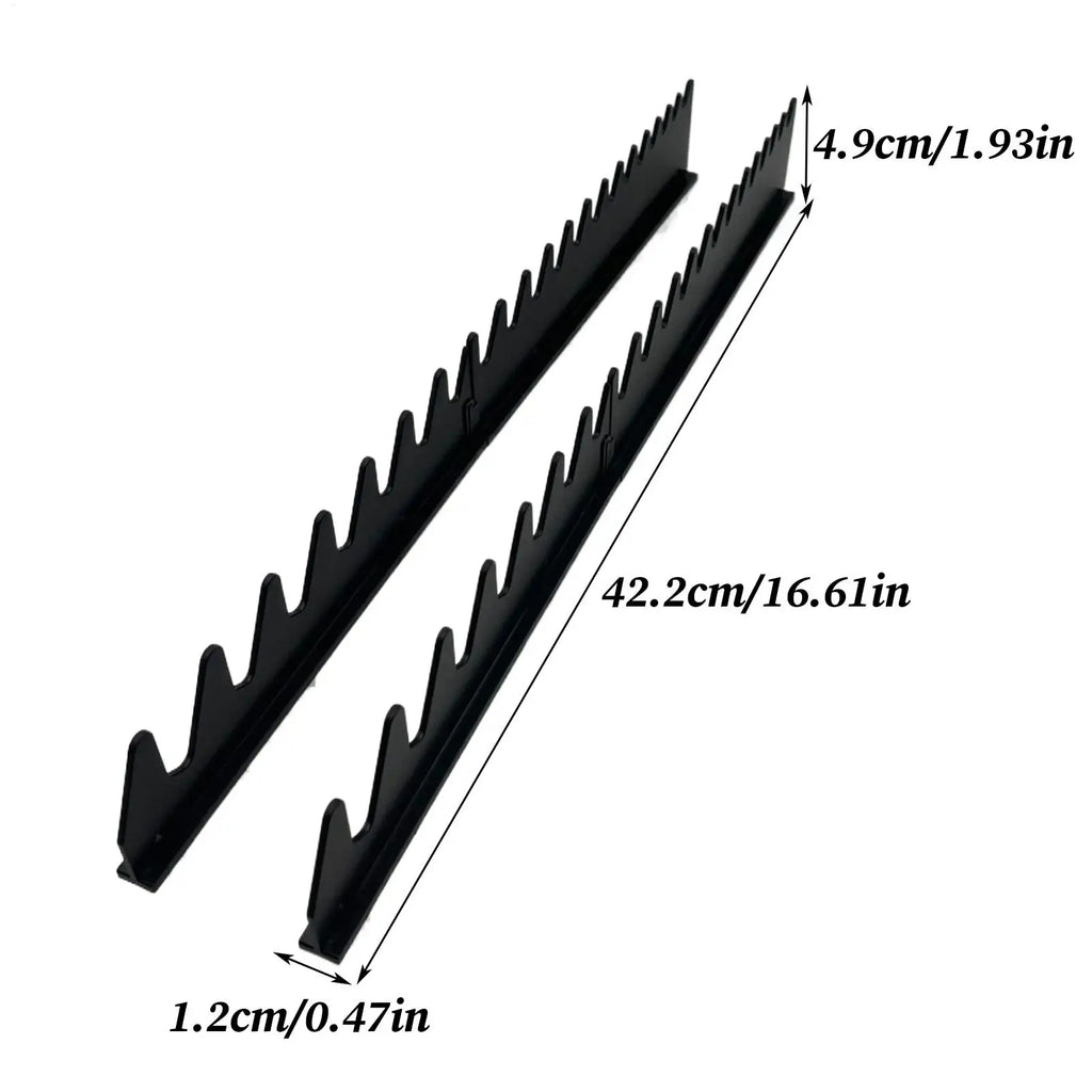 Wrench Organizer Tool Box Wall-mounted Rack Heavy-duty Storage Qme