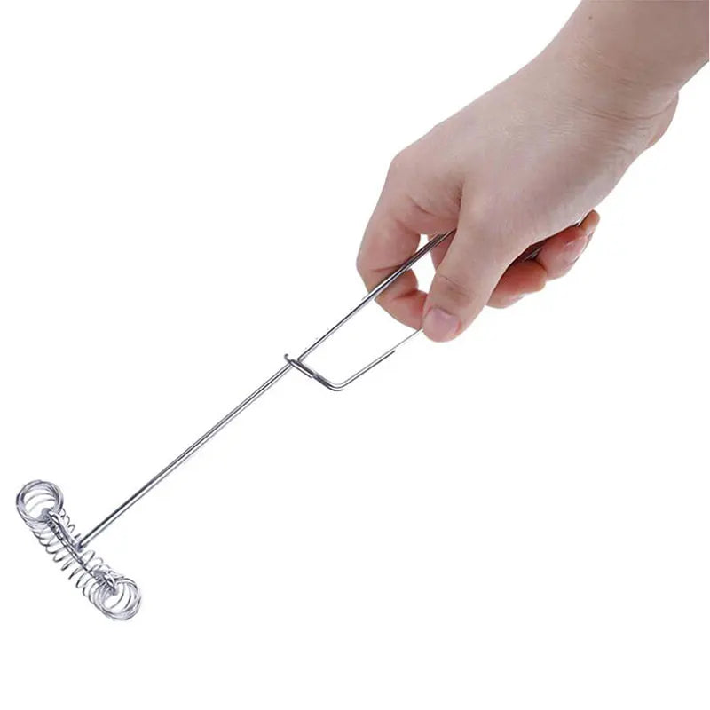Manual Egg Beater Stainless Steel Spring Coil Mixer Egg Stirring Kitchen Tools. Qme