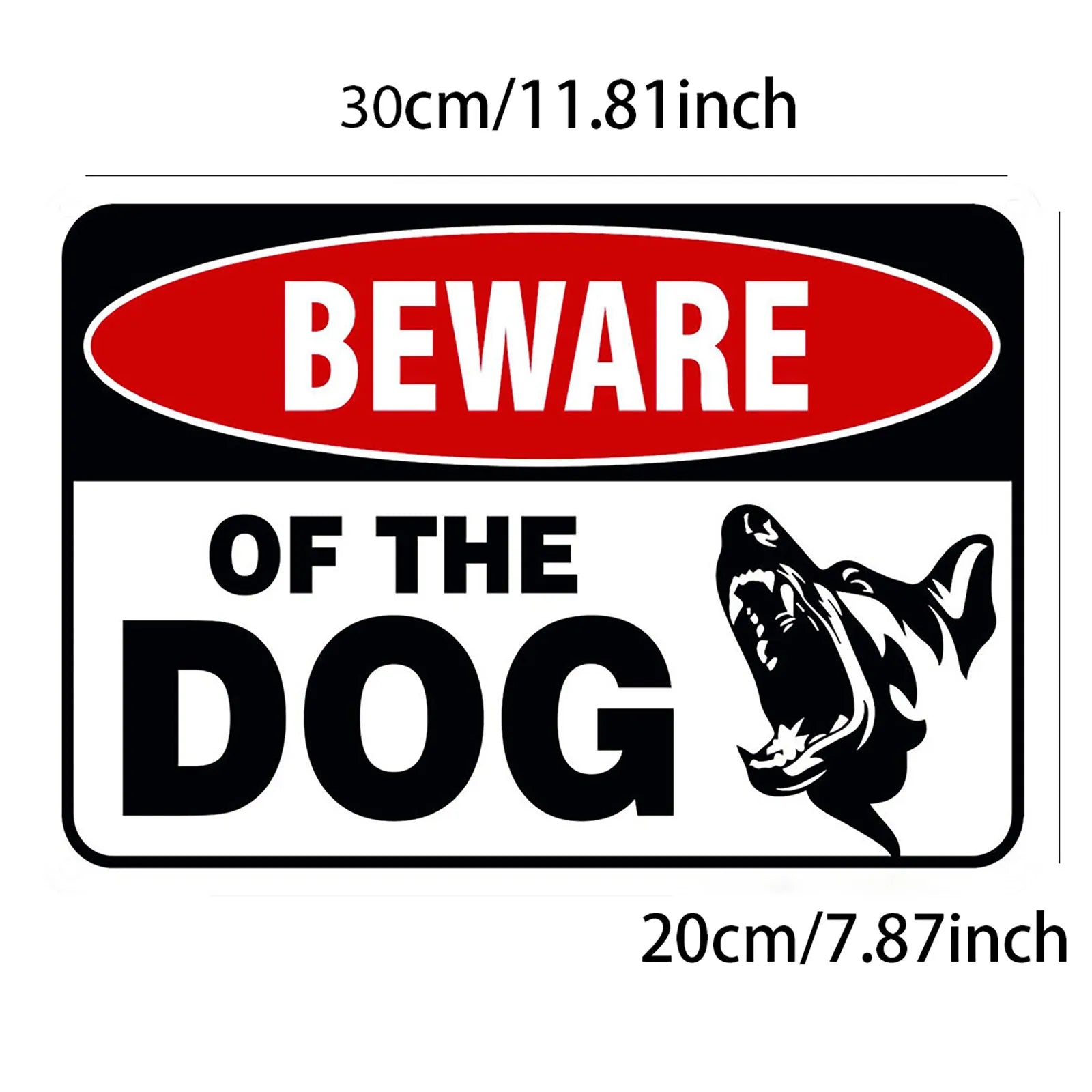Metal Tin Signs Plaque Beware of Dog Wall Decor Vintage Art Posters Iron Painting for Man Cave Home Cafe Garden Club Bar Sign Qme