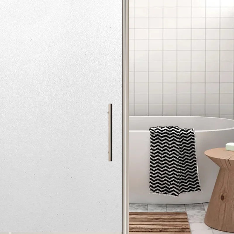 Frosted Static Cling Window Privacy Film No Glue Pure Matte Window Film For Office Bathroom Shower Door Screens Glass Stickers Qme Pure Frosted 55x500cm