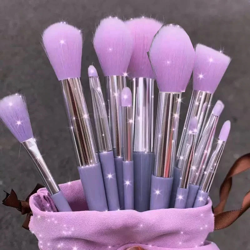 13-in-1 Makeup Brush Convenient Soft-bristled Blush Eye Shadow Qme
