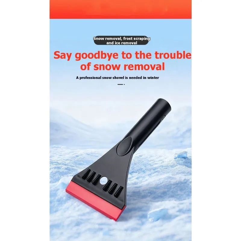 A02F-Multi-Function For Car Snow Shovel-Durable Plastic, For Lightweight Design(2Pcs) Qme