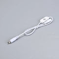 3PCS LED Strip Light 5V USB Cable with Touch Switch Dimmable Monochrome Power Supply Line Qme White-Male Female DC-5.5x2.1mm