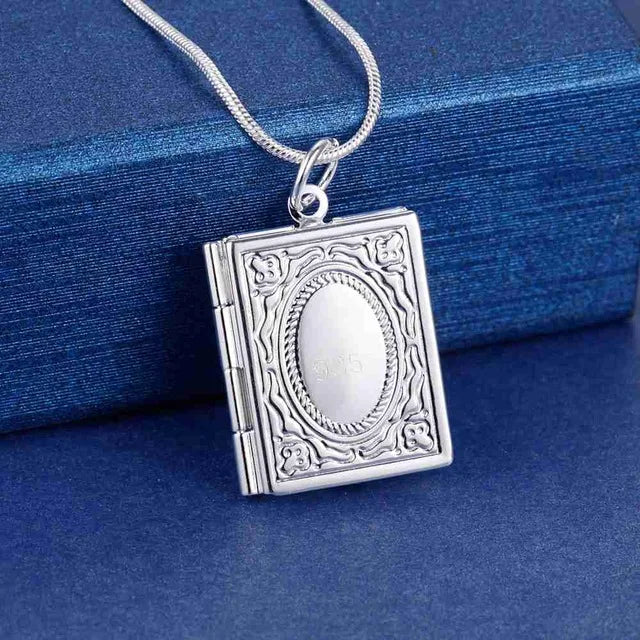 925 Sterling Silver Exquisite Heart Pendant Necklace Women's Fashion Wedding Engagement Jewelry Qme GRAY 70cm