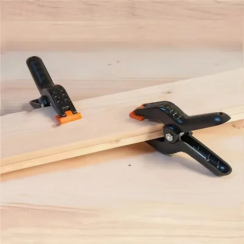 6pcs 2inch Spring Clamps Heavy Duty Plastic For Background Muslin Canvas Paper Chromakey Screen Clip Photo Studio Carpenter Tool Qme