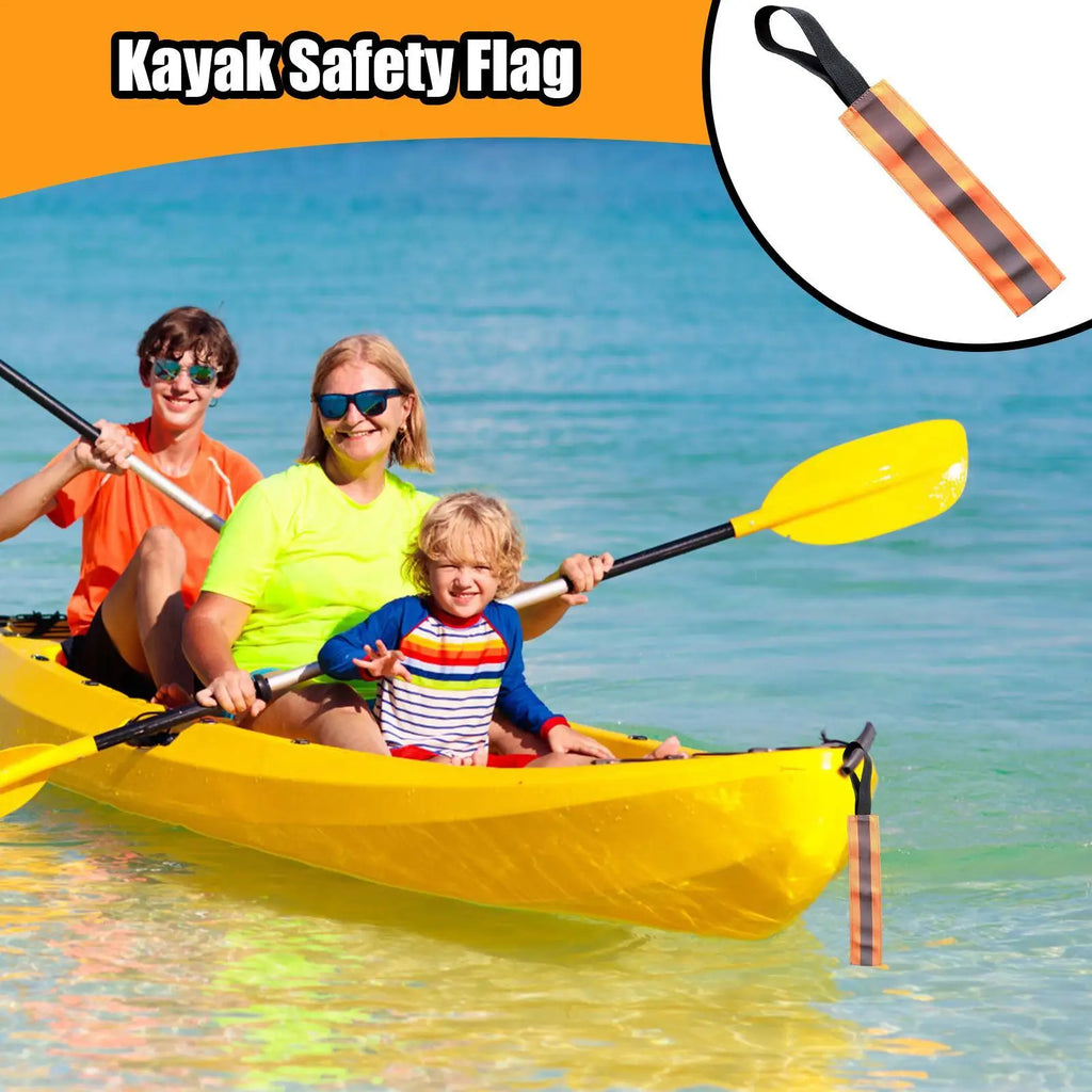 Kayak Safety Flag Travel Canoe 6 Reflective Webbing Accessories ATV Qme