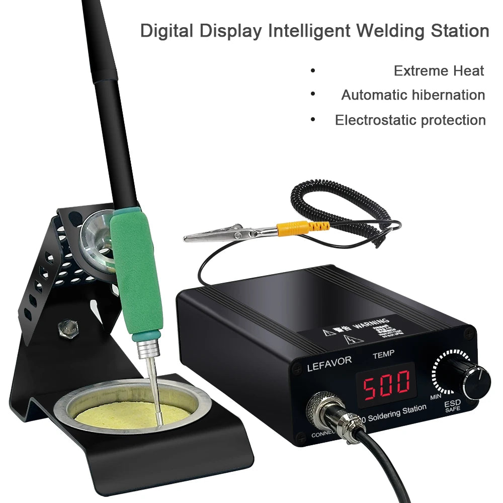 T210 Soldering Station Iron LED Digital Adjustment Auto Sleep 1s-1 5s Qme
